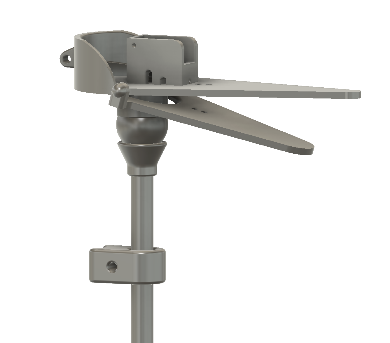 Dual-Axis Articulated Talking Puppet Head with Thumb-Trigger Control