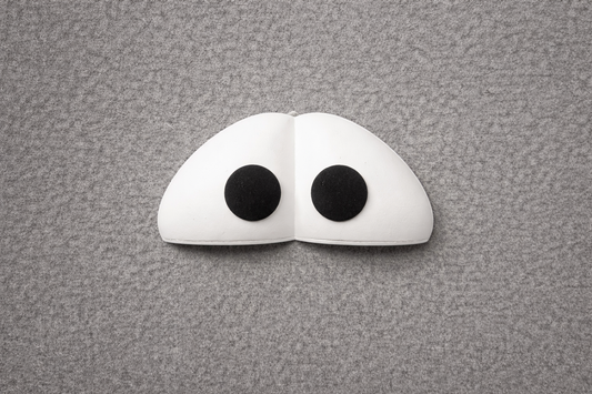 Small felt sticky pupils